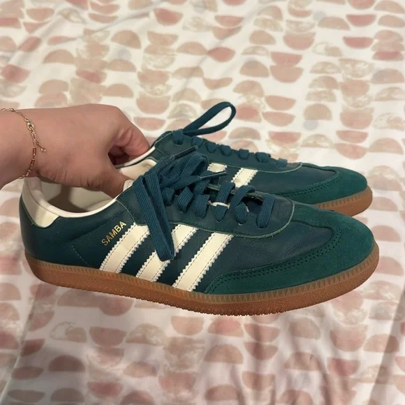 adidas Samba OG Collegiate Green Sneakers - Picture 4 of 9
